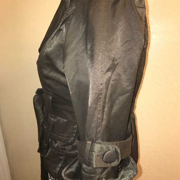 Luii Wrap mid sleeve coat Shirt size XL Sage Green - Picture 5 of 6